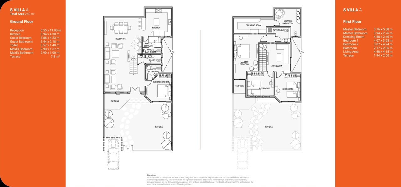 Floor plan for duplex at Sarai