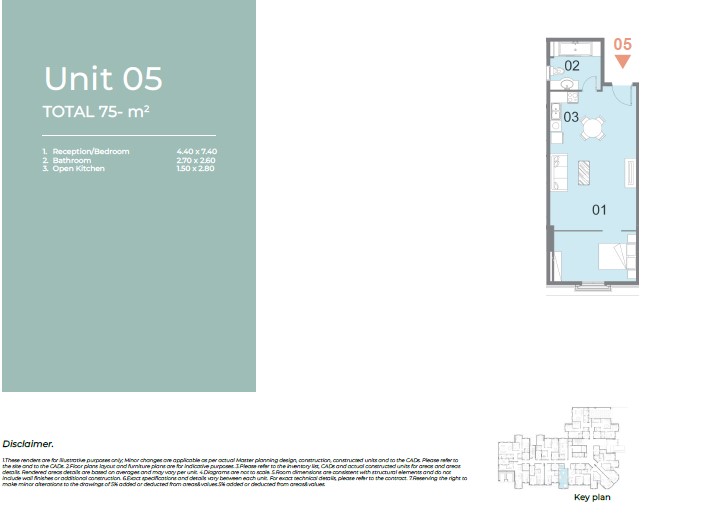 Floor plan for apartment at Il Latini City Edge
