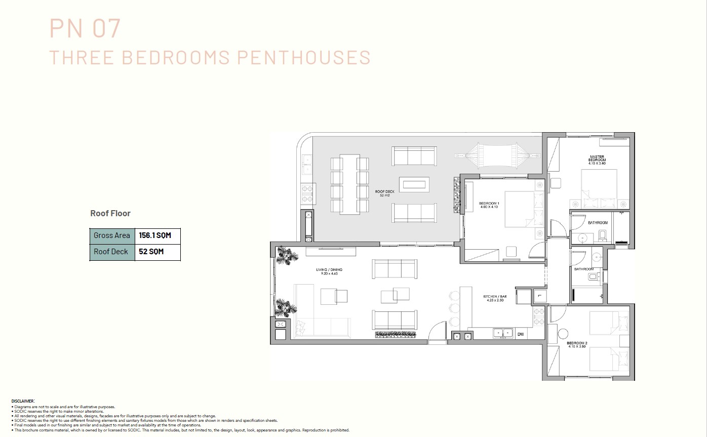 Floor plan for apartment at June