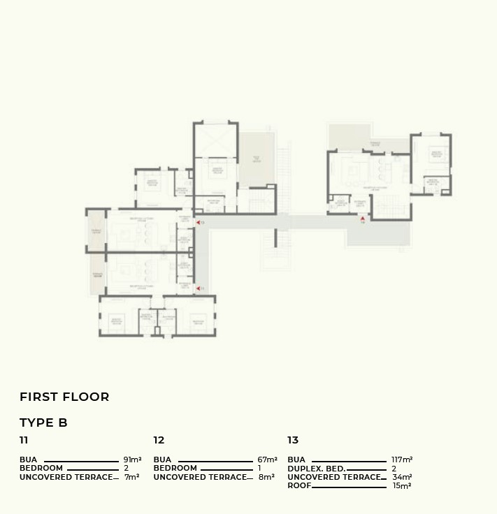 Floor plan for chalet at DUA