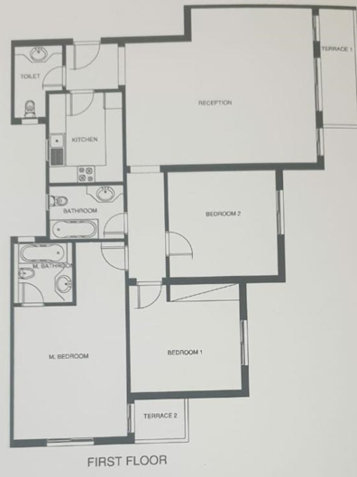Floor plan for apartment at Mountain View ICity New Cairo