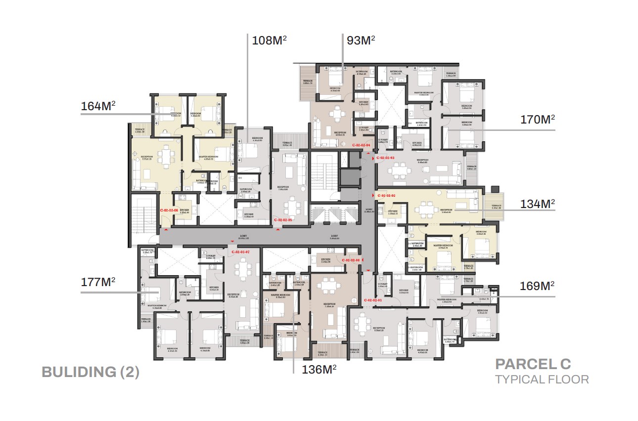 Floor plan for apartment at Garnet