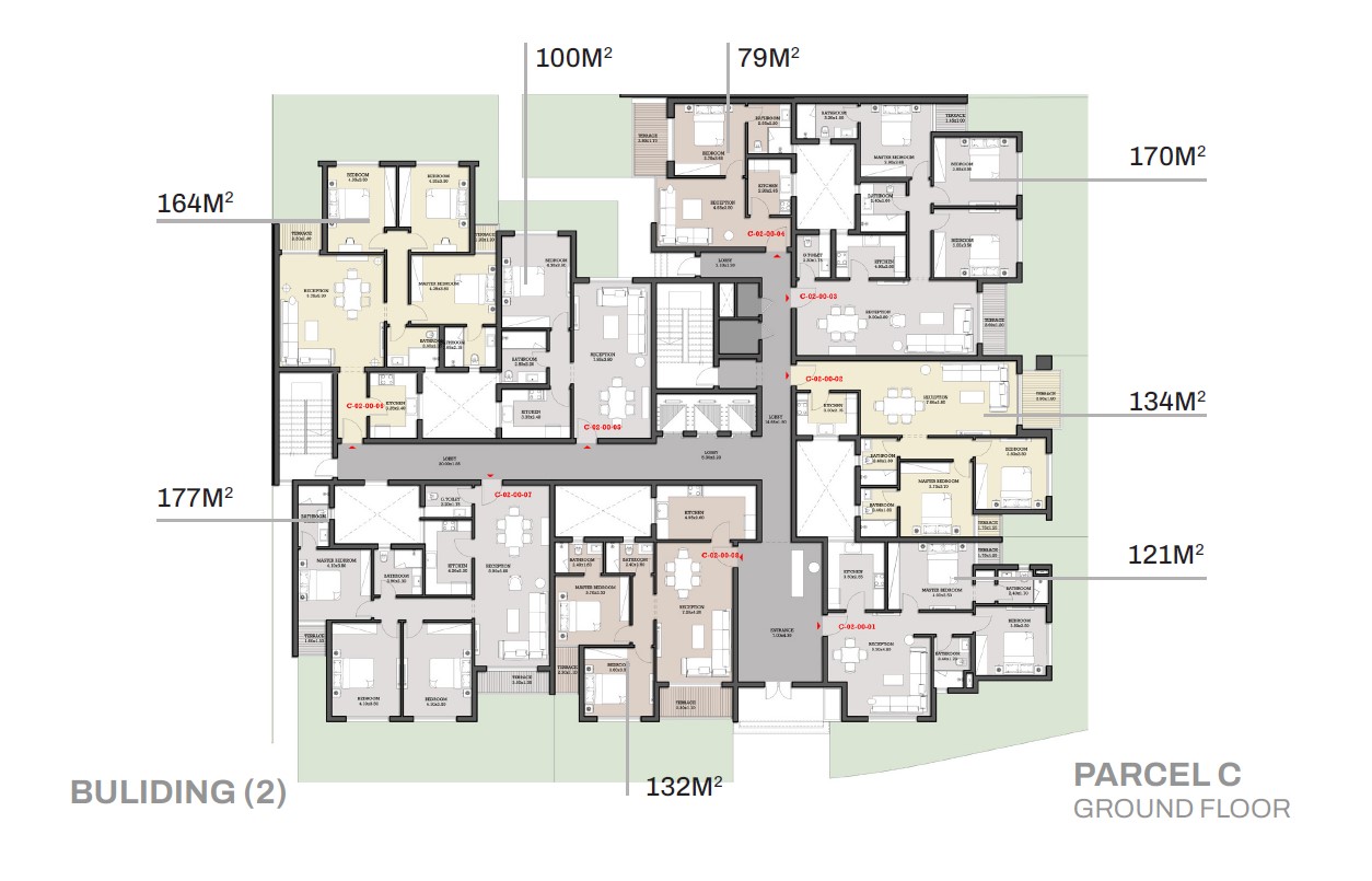 Floor plan for apartment at Garnet