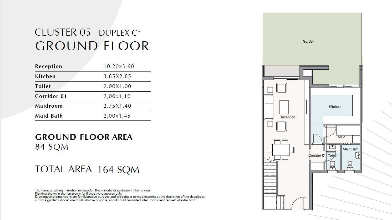 Floor plan for duplex at Oak Residences-Stone Park