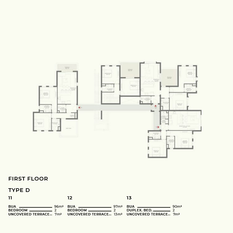 Floor plan for chalet at DUA