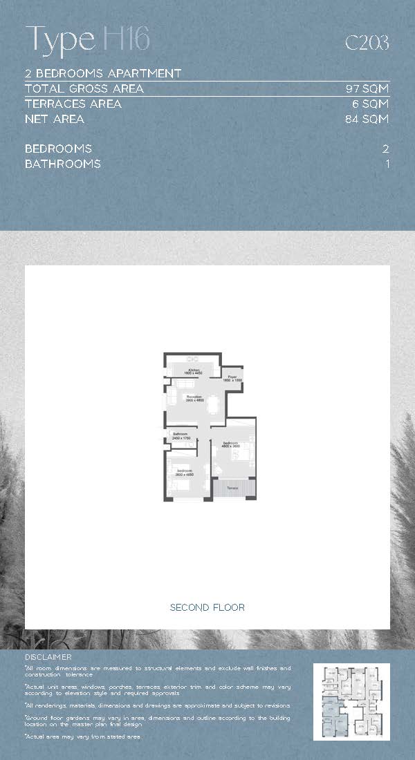 Floor plan for apartment at Ashgar City