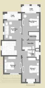 Floor plan for villa at Marassi