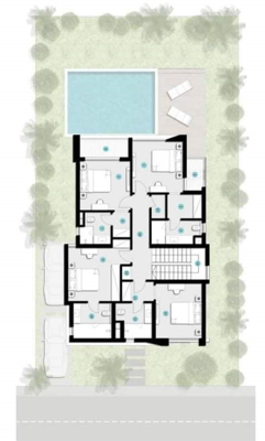 Floor plan for villa at Azha North Coast