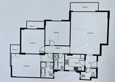 Floor plan for duplex at Mountain View ICity New Cairo