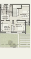 Floor plan for duplex at Taj City