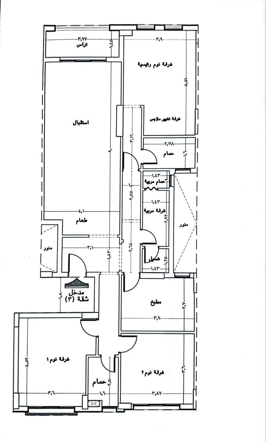 Floor plan for apartment at Green Square