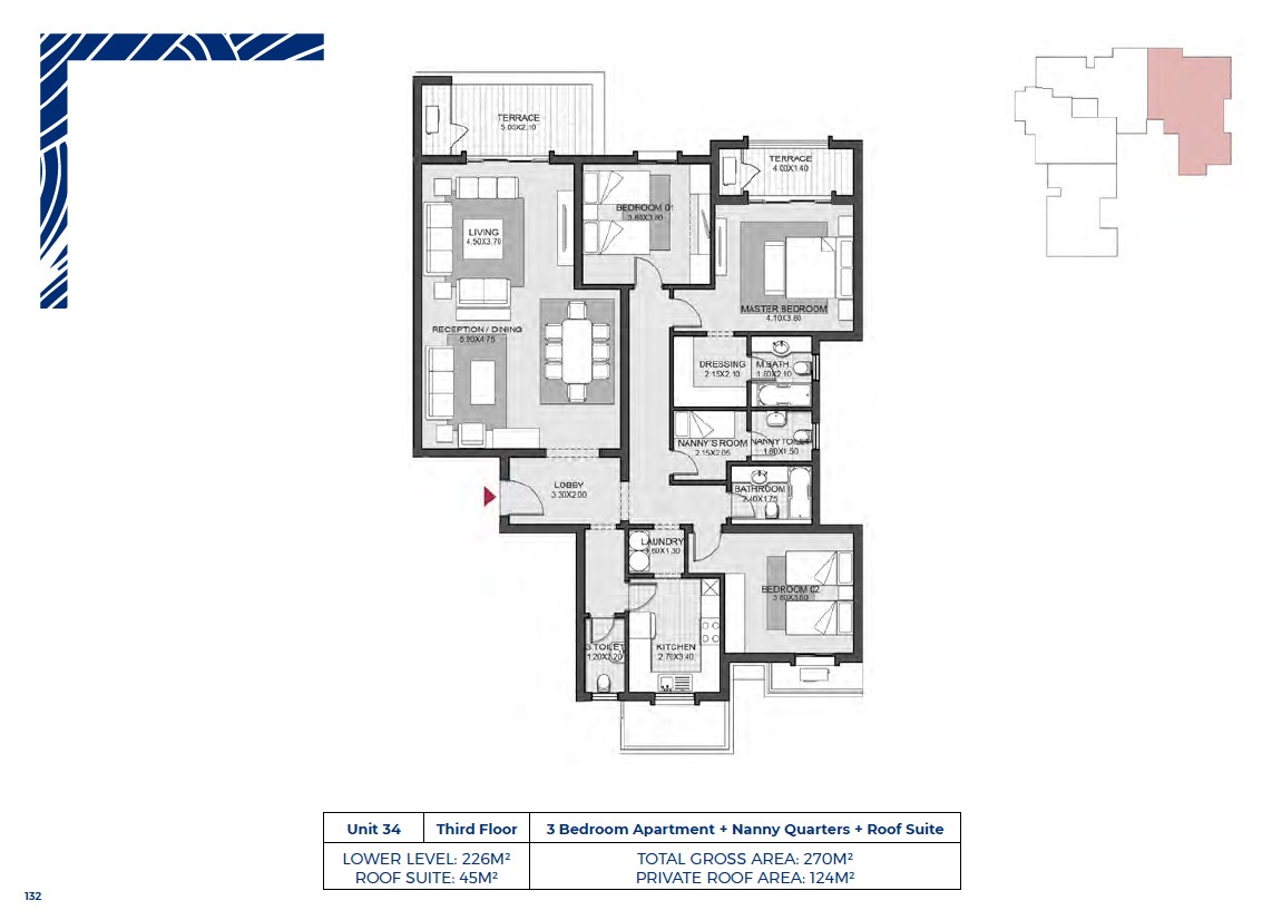 Floor plan for apartment at October Plaza