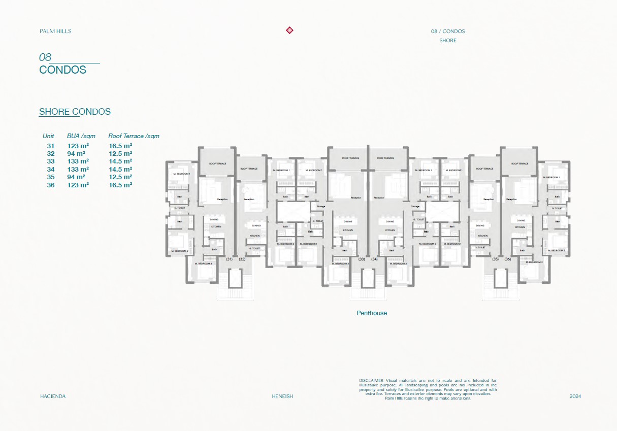 Floor plan for chalet at Hacienda Heneish