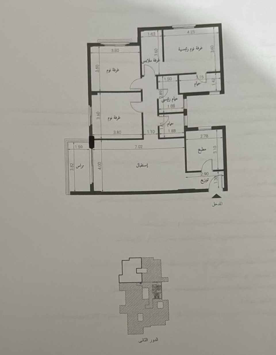 Floor plan for apartment at Village West