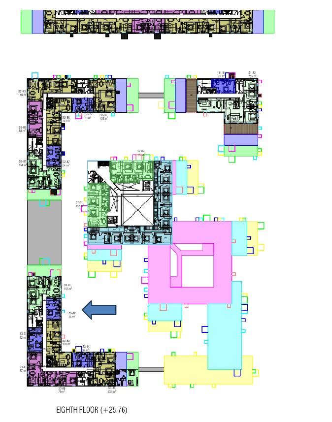 Floor plan for apartment at Sky Ramp