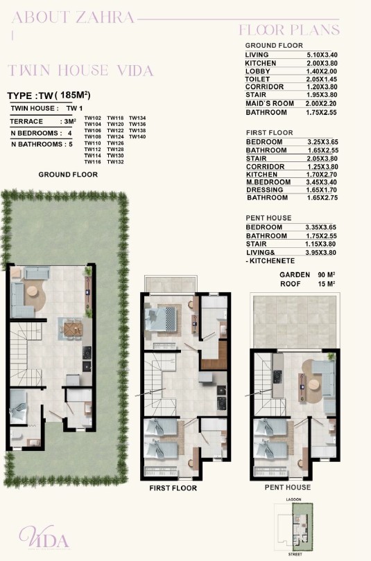 Floor plan for  at Zahra Morshedy Group