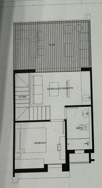 Floor plan for townhouse at LVLS Mountain View