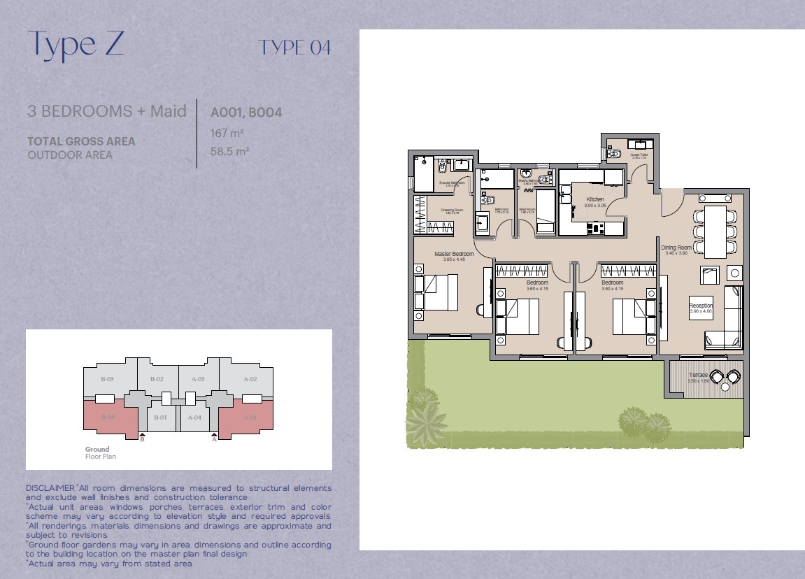Floor plan for apartment at Ashgar City