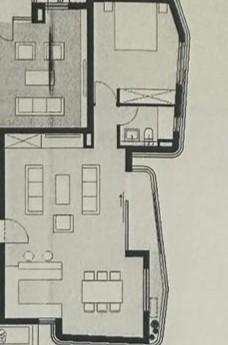 Floor plan for apartment at Badya
