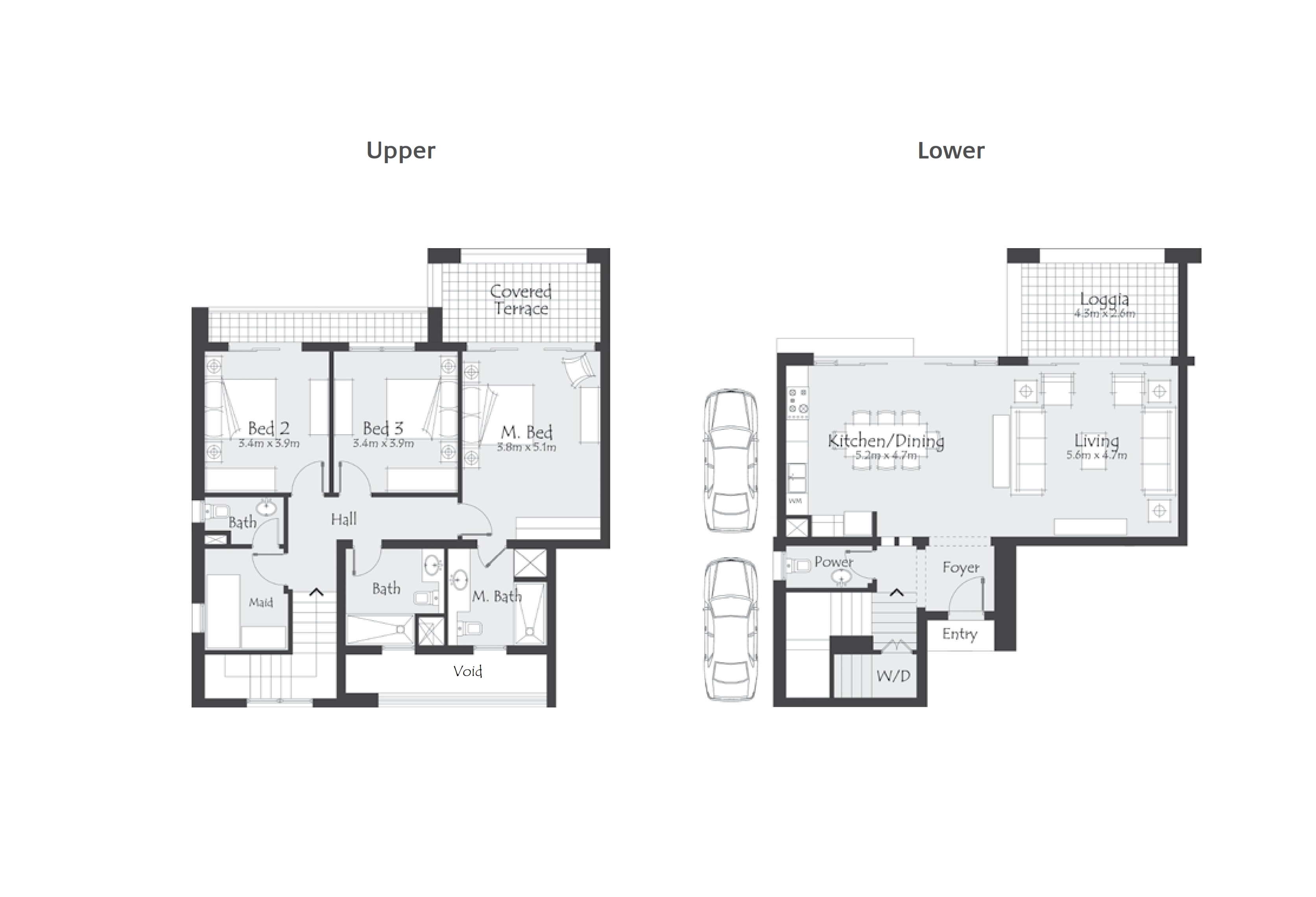 Floor plan for apartment at Marassi