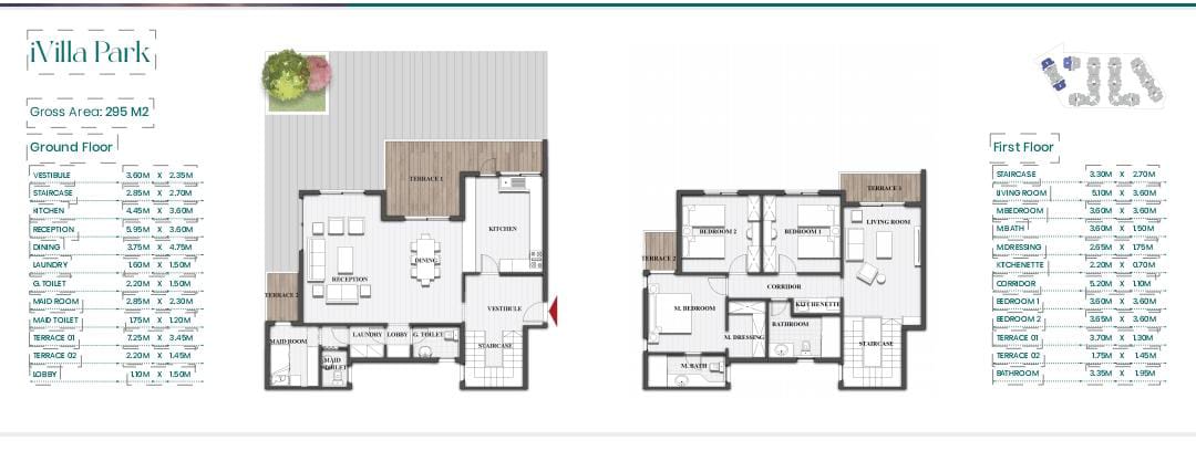 Floor plan for duplex at Mountain View ICity New Cairo