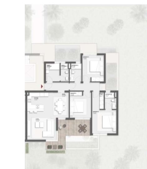 Floor plan for chalet at Solare