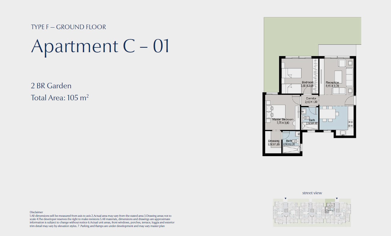 Floor plan for apartment at Bluetree