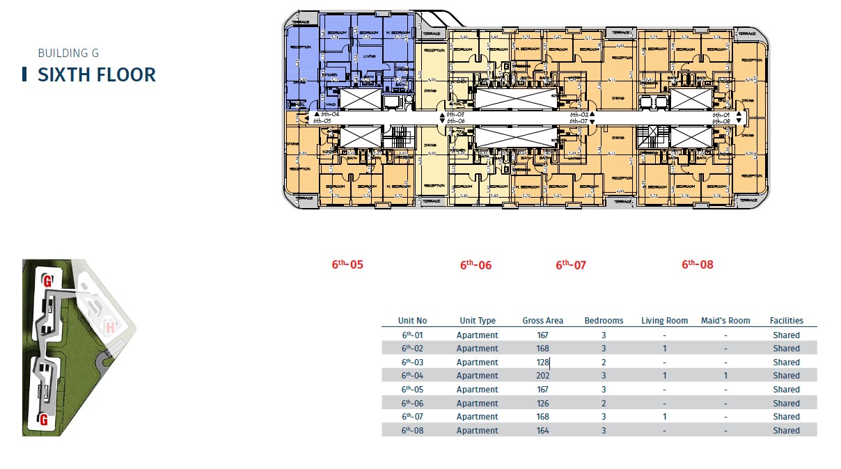 Floor plan for apartment at Bloomfields