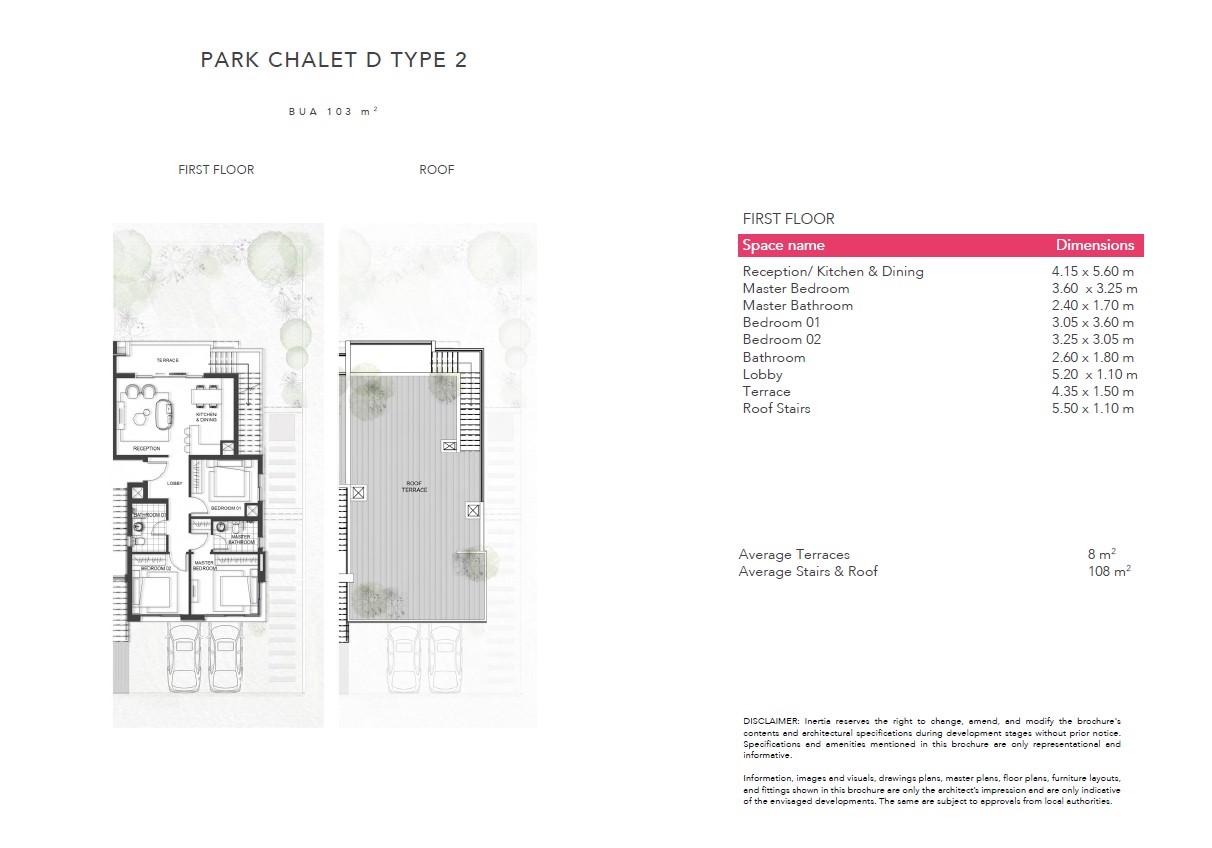 Floor plan for chalet at Jefaira