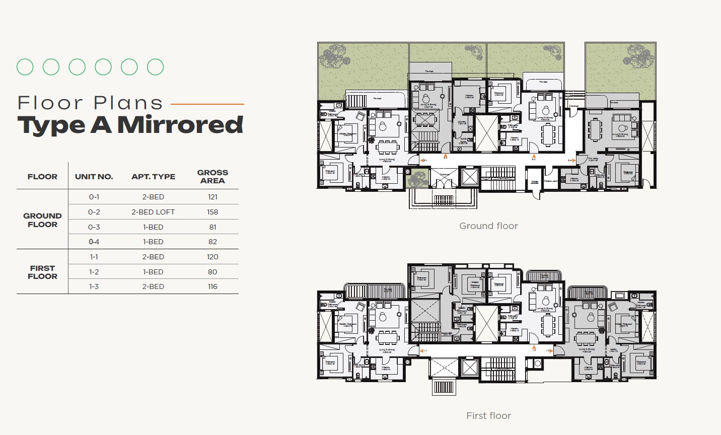 Floor plan for apartment at O West Orascom