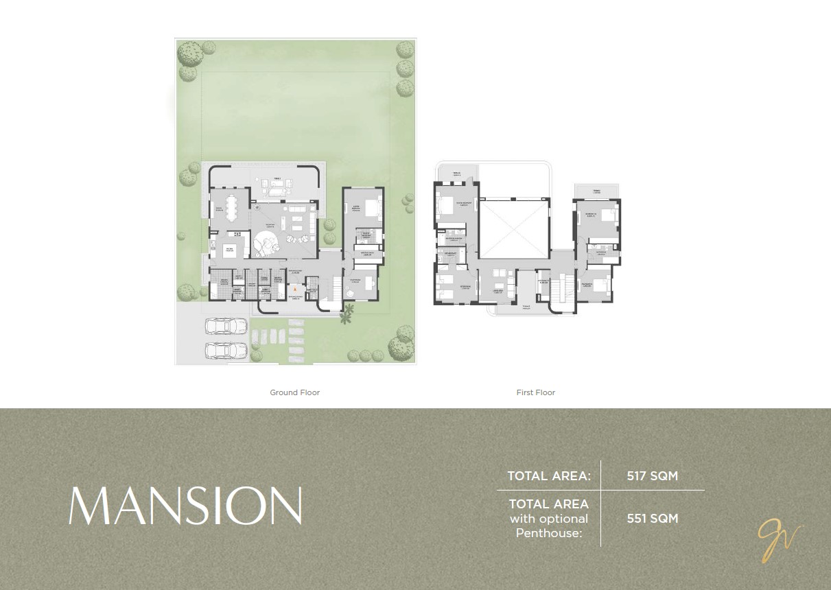 Floor plan for villa at O West Orascom