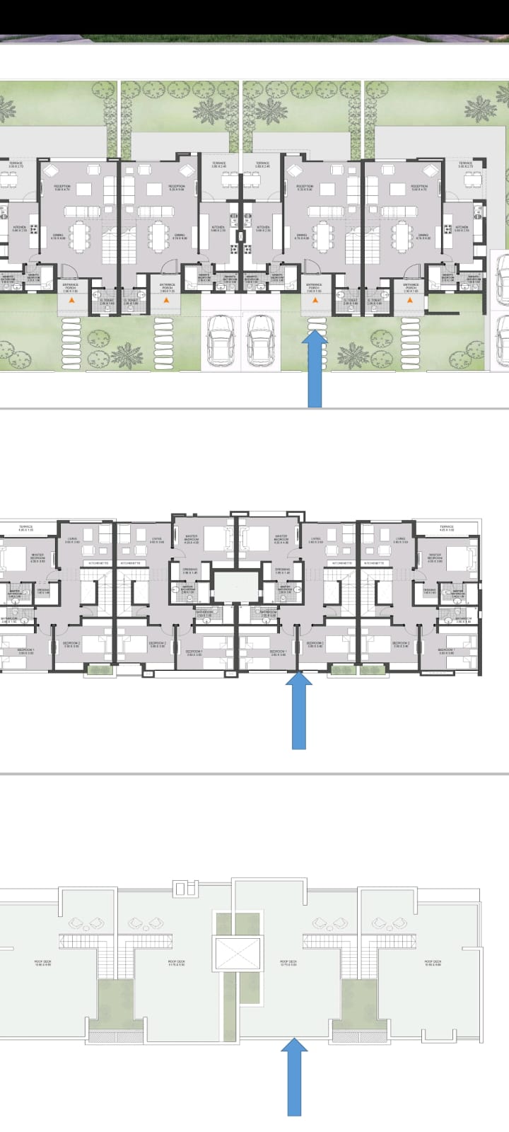 Floor plan for townhouse at O West Orascom