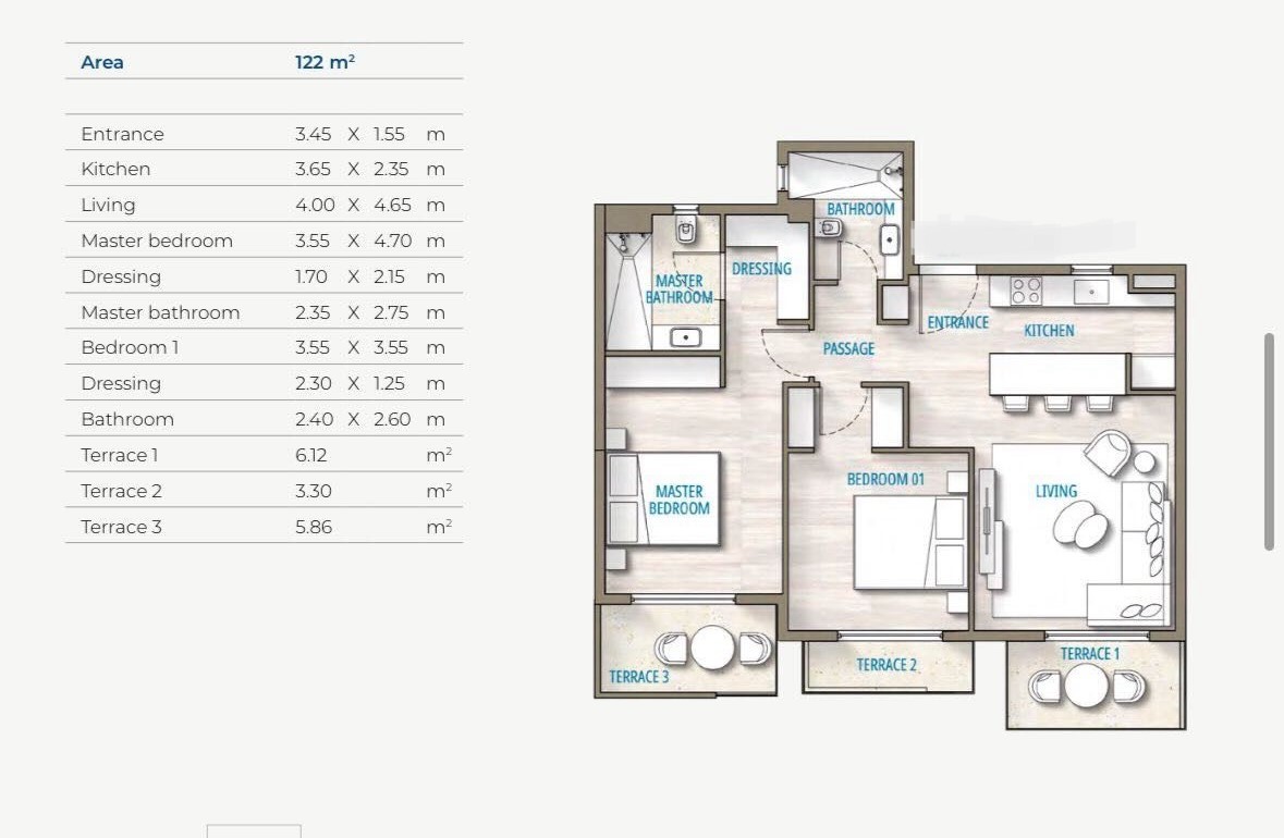Floor plan for chalet at Southmed