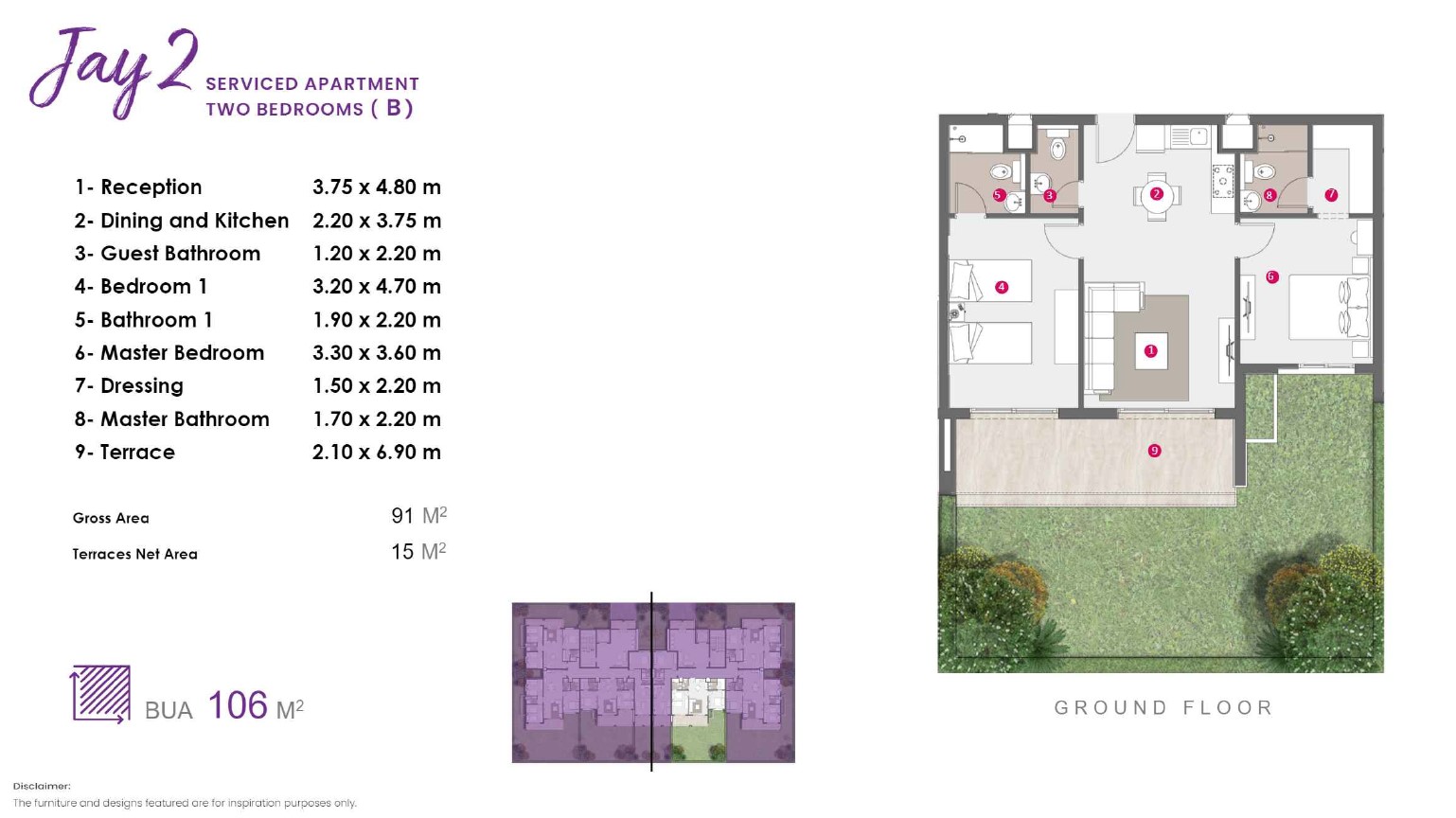 Floor plan for apartment at D.O.S.E