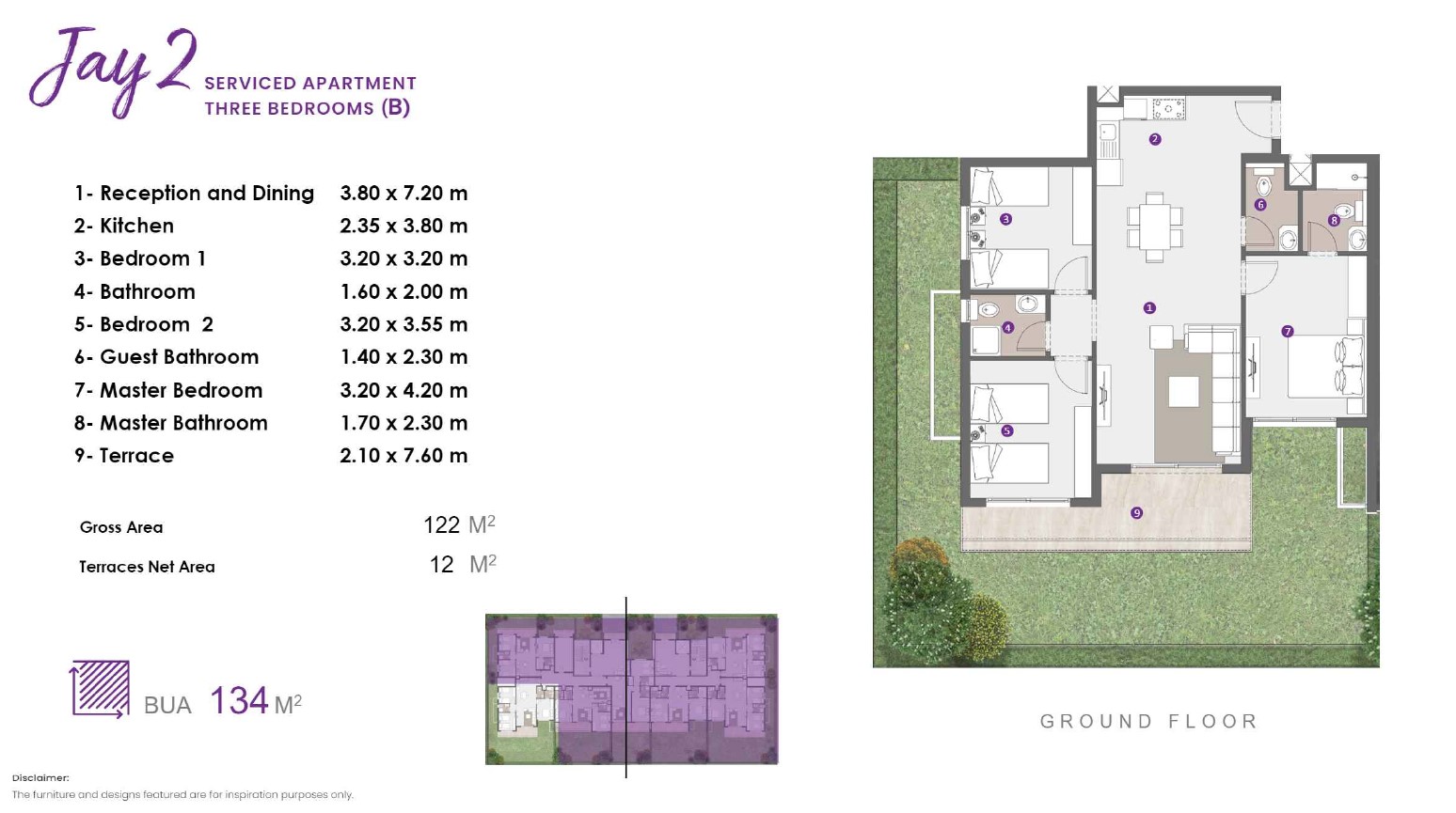 Floor plan for apartment at D.O.S.E