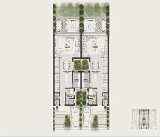 Floor plan for townhouse at Hills of One
