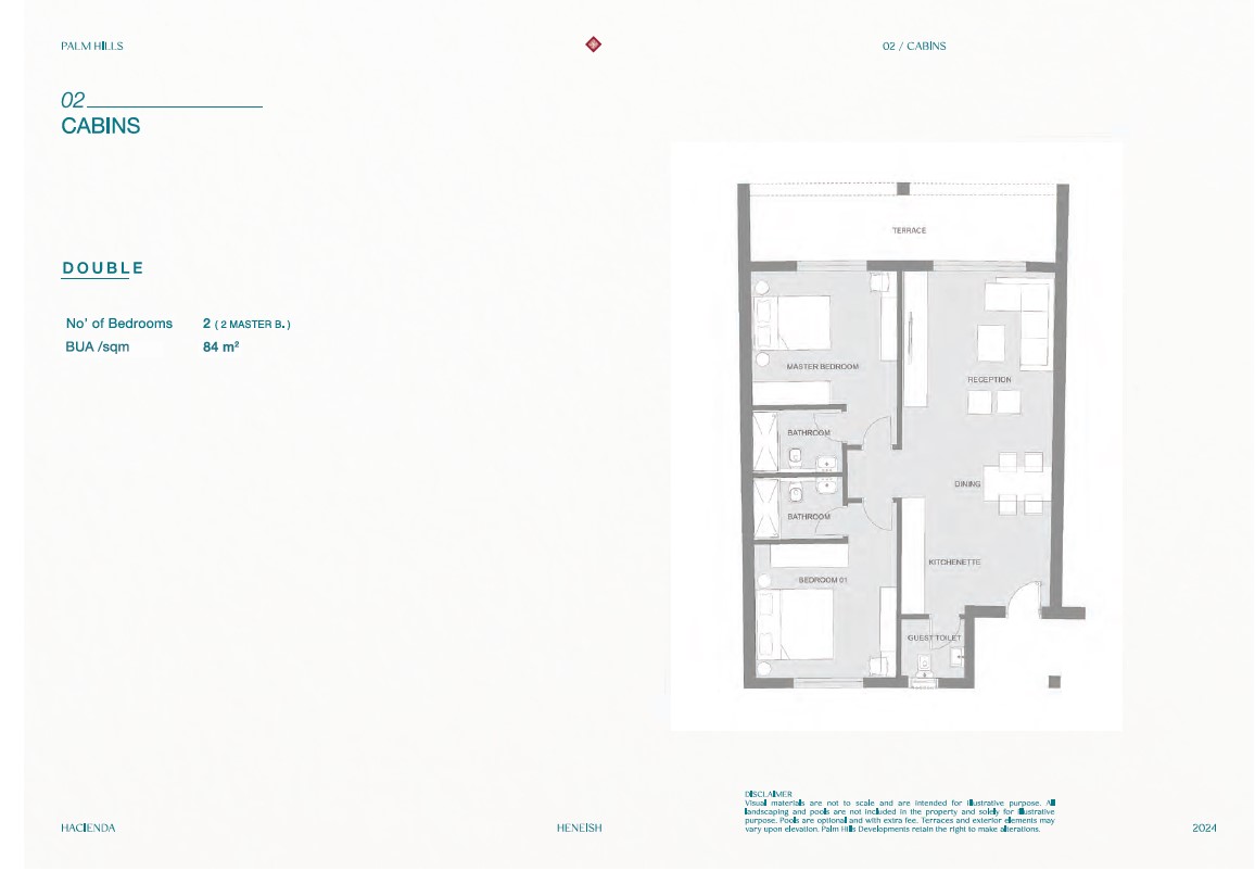 Floor plan for  at Hacienda Heneish