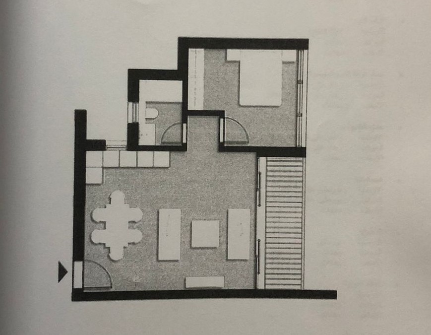 Floor plan for apartment at ZED