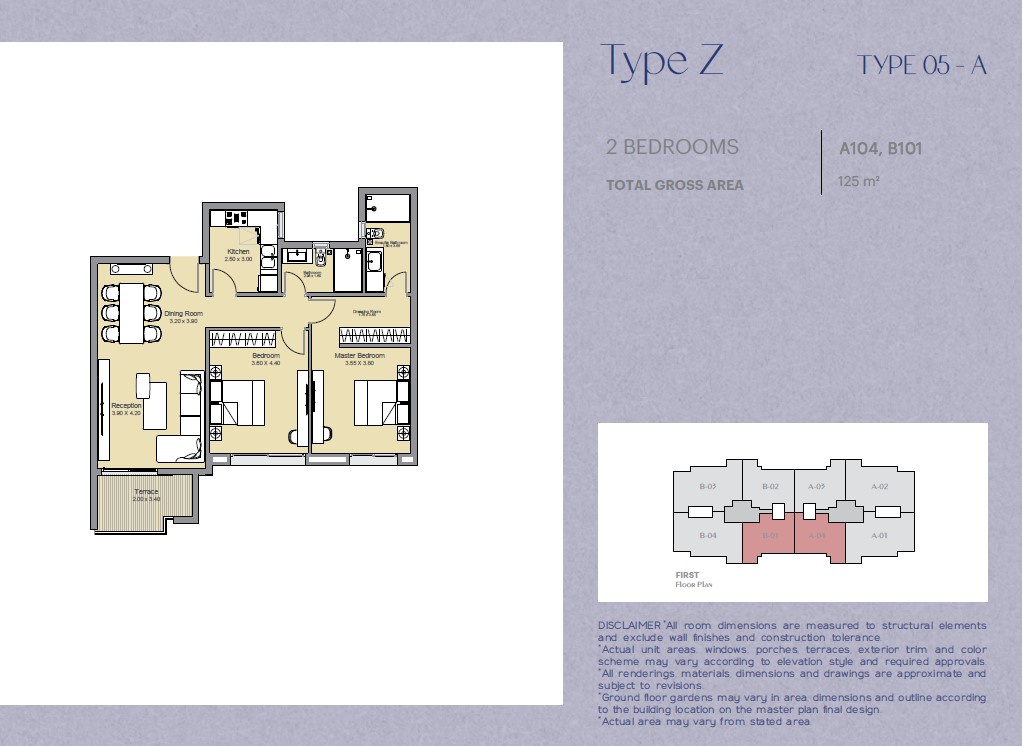 Floor plan for apartment at Ashgar City