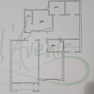 Floor plan for apartment at L’Avenir