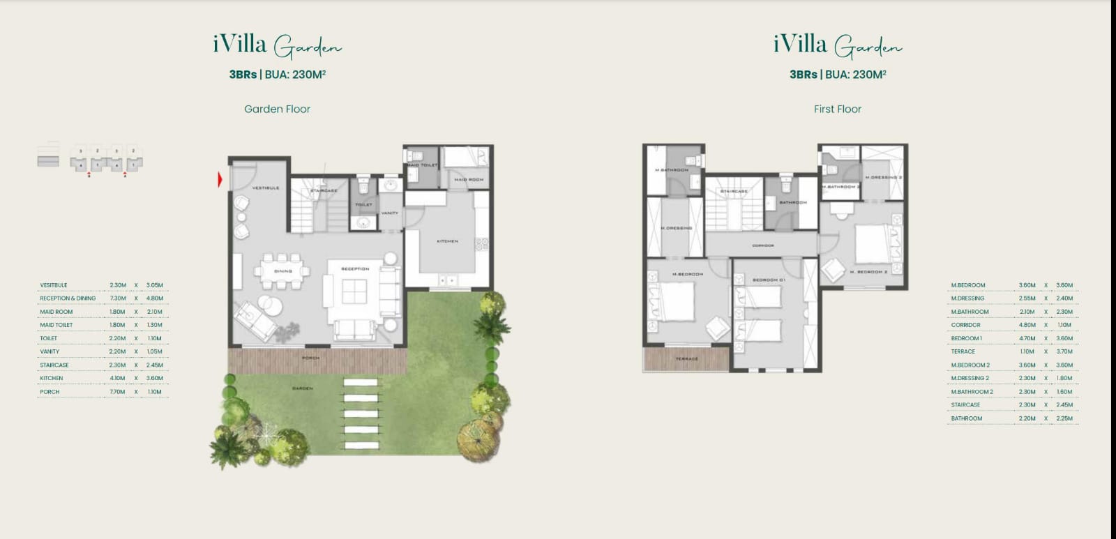 Floor plan for duplex at Aliva Mountain View Mostakbal City