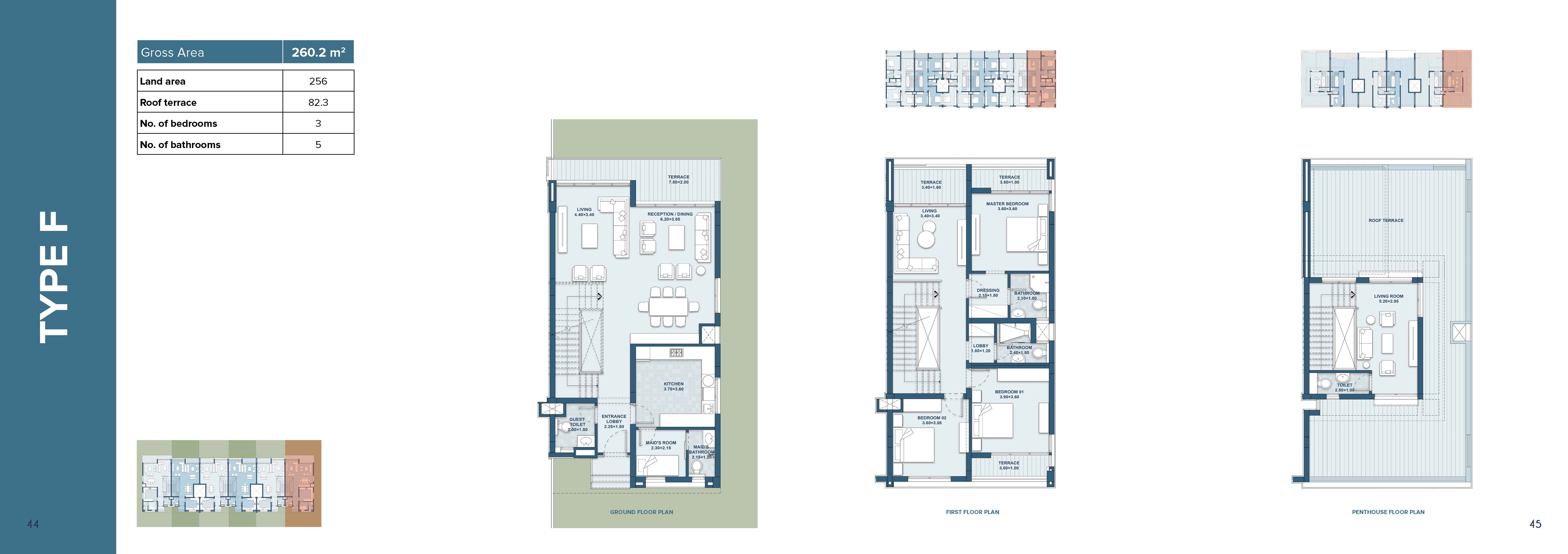 Floor plan for townhouse at Mazarine Townhouse