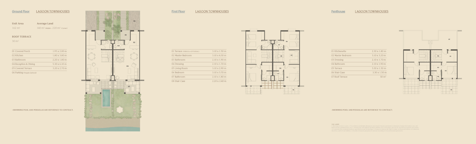 Floor plan for townhouse at El Masyaf