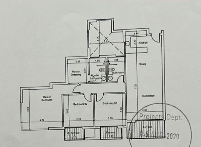 Floor plan for chalet at Jefaira