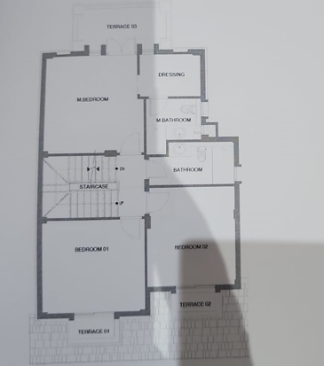 Floor plan for villa at Aliva Mountain View Mostakbal City