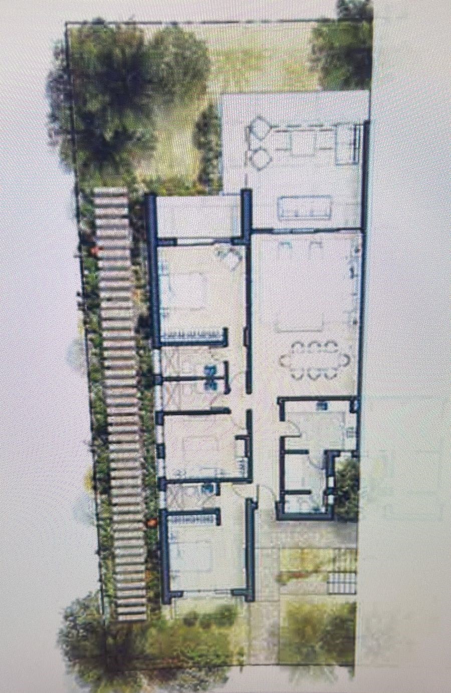 Floor plan for chalet at Silversands
