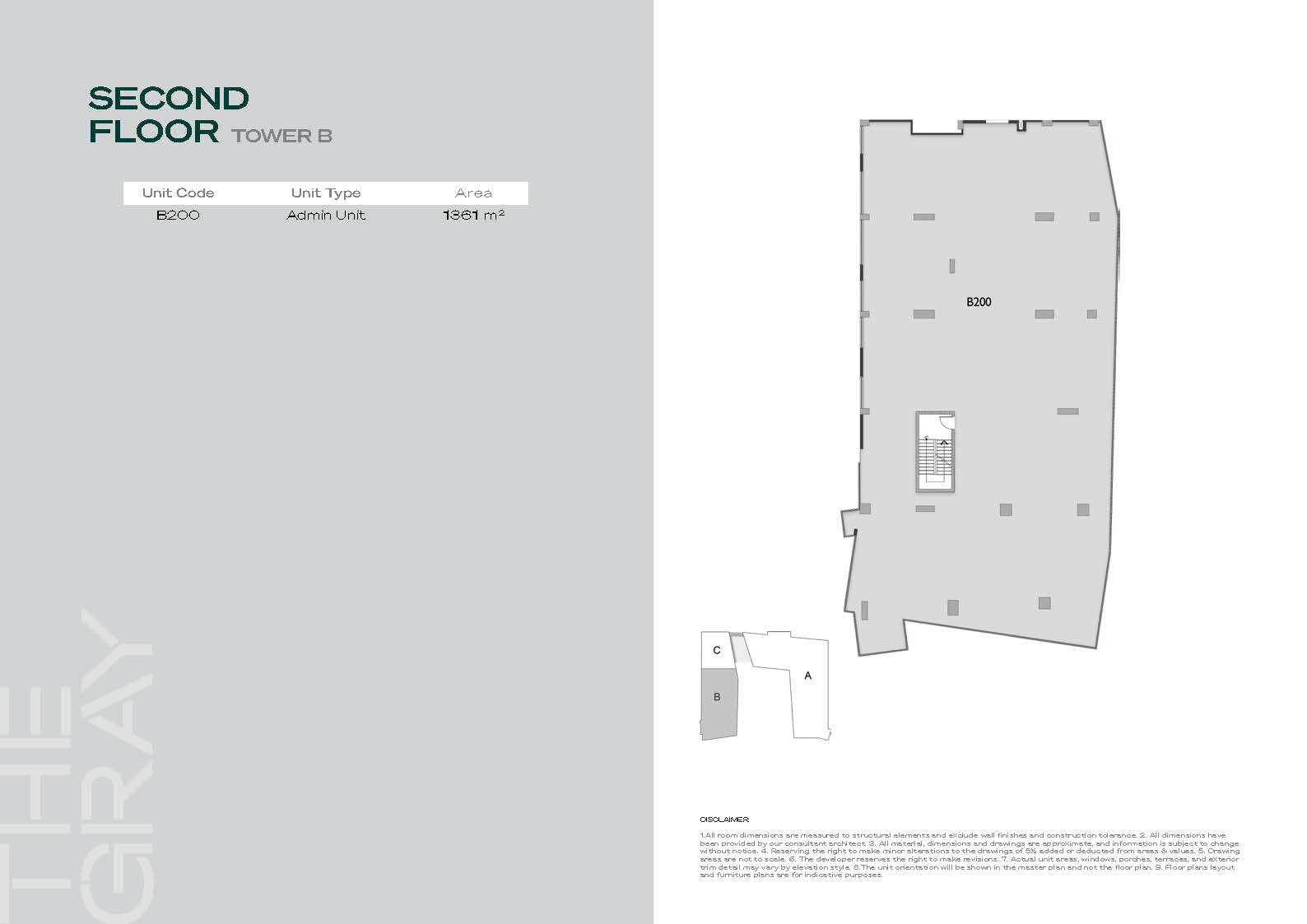 Floor plan for  at The Gray