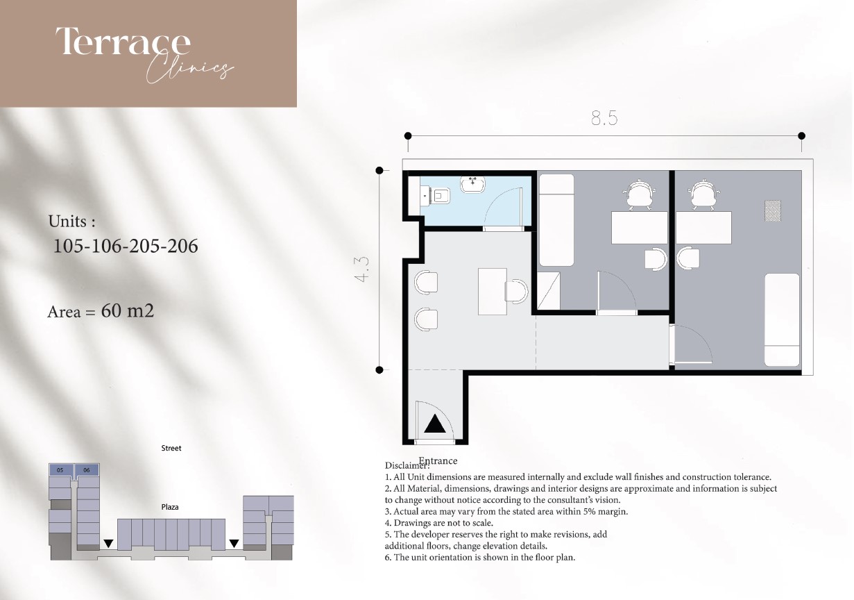 Floor plan for  at Terrace