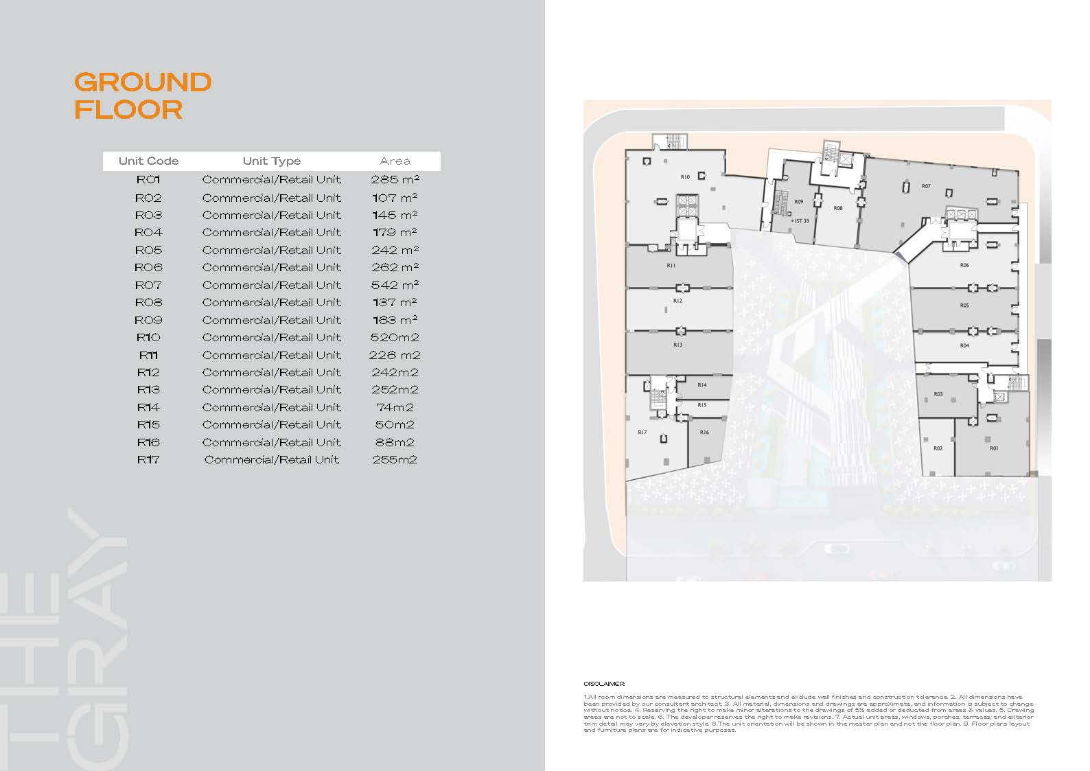 Floor plan for  at The Gray