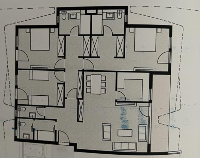 Floor plan for apartment at Badya